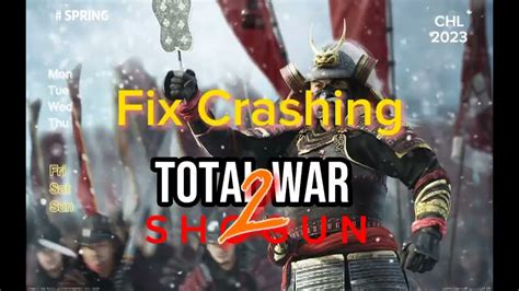 shogun 2 no sound and crash|Fix crash in game Total War Shogun 2 2023!! .